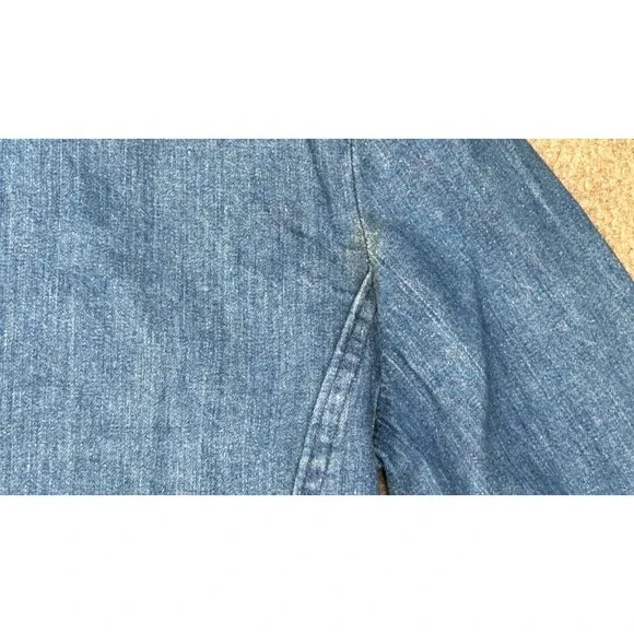 Rumble‎ Seats Rare Vtg Women's Button Up Long Sleeve Soft Denim Jacket Size M - Picture 15 of 15